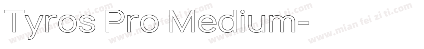 Tyros Pro Medium字体转换